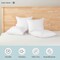 16x16 Throw Pillow Insert - Set of 4 White Inserts for Decorative Pillow Covers for Bed, Decorative Pillows for Bed, Couch Pillows, Throw Pillows for Couch